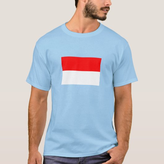 インドネシアの旗 Tシャツ (正面)