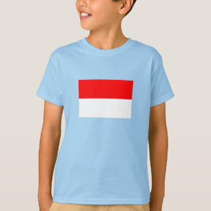 インドネシアの旗 Tシャツ