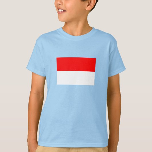 インドネシアの旗 Tシャツ (正面)