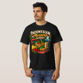 インドネシアの朝市 Tシャツ (正面フル)