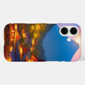 インドネシアの村の夕焼け Case-Mate iPhoneケース (裏面 (横))