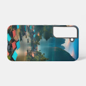 インドネシアの漁村 SAMSUNG GALAXYケース (裏面横)