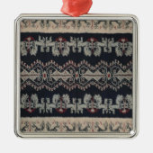インドネシアの種族のイカットの織物のWeavingsインドネシア メタルオーナメント (正面)
