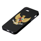 インドネシアの紋章付き外衣 Case-Mate iPhoneケース (下部)