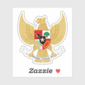 インドネシアの紋章（ガルーダ・パンカシラ） シール (シート)