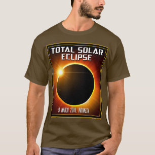 インドネシアの総日食(2016年) Tシャツ