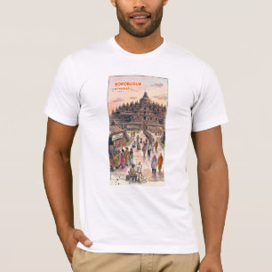 インドネシアの聖なるボロブドゥール仏教寺院複合体 Tシャツ