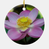 インドネシアの蓮の花 セラミックオーナメント (裏面)