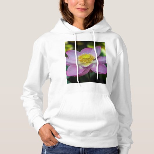 インドネシアの蓮の花 パーカ (正面)