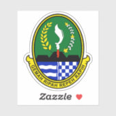 インドネシアの西ジャワ州のコート シール (シート)