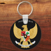 インドネシアの象徴 キーホルダー (正面)