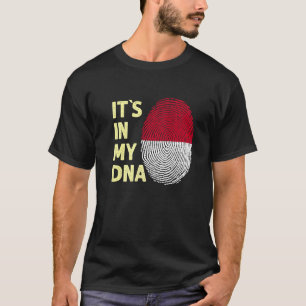 インドネシアのDnaインドネシア国旗のチーム Tシャツ