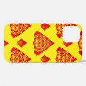 インドネシアのMotifバリ。色モダン付きヴィンテージ Case-Mate iPhoneケース (裏面 (横))