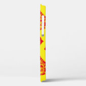 インドネシアのMotifバリ。色モダン付きヴィンテージ Case-Mate iPhoneケース (裏面 / 左)