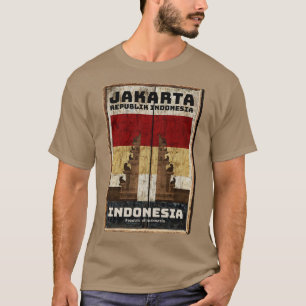 インドネシアへの旅に出よう Tシャツ