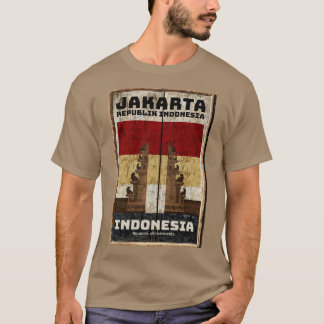 インドネシアへの旅に出よう Tシャツ