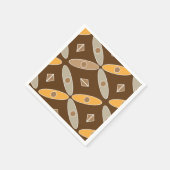 インドネシアろうけつ染めパターンナプキン スタンダードカクテルナプキン (角)