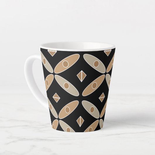 インドネシアろうけつ染めマグ カフェラテマグ (左アングル)