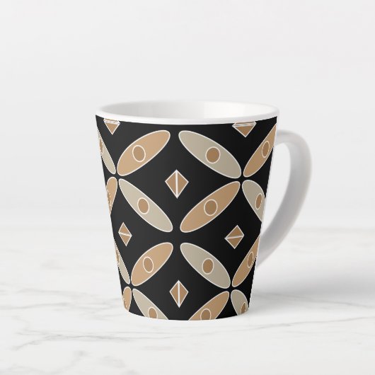 インドネシアろうけつ染めマグ カフェラテマグ (右アングル)