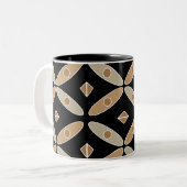 インドネシアろうけつ染めマグ ツートーンマグカップ (正面左)