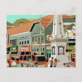 インドネシアを愛する ポストカード (裏面)