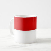 インドネシアカッコいい国旗 コーヒーマグカップ (正面左)
