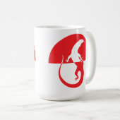 インドネシアコモド・ドラゴンモニターインドネシア コーヒーマグカップ (正面右)