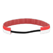 インドネシアスリップまたは滑ること国旗を持つノンヘッドバンド アスレチックヘッドバンド (裏面)