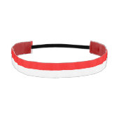 インドネシアスリップまたは滑ること国旗を持つノンヘッドバンド アスレチックヘッドバンド (正面)