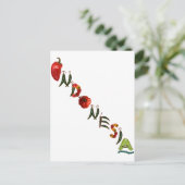 インドネシアチリペッパー ポストカード (スタンド正面)