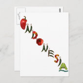 インドネシアチリペッパー ポストカード (正面/裏面)