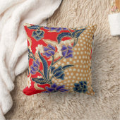 インドネシアデザイン クッション (ブランケット)
