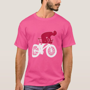 インドネシアバイクもしくは自転車に乗る人国家ライダー世界の国旗 Tシャツ
