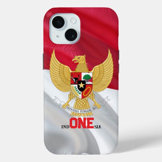 インドネシアプライドiPhone 15ケース Case-Mate iPhoneケース (裏面)