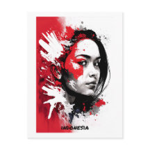 インドネシアポストカード – ポートレート- World of Women