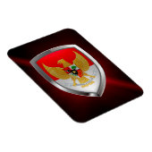 インドネシアメタリックエンブレム マグネット (右側)