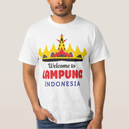 インドネシアルンパンへようこそ Tシャツ