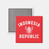 インドネシア共和国 マグネット (正面/裏面)