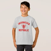 インドネシア共和国 Tシャツ (正面フル)