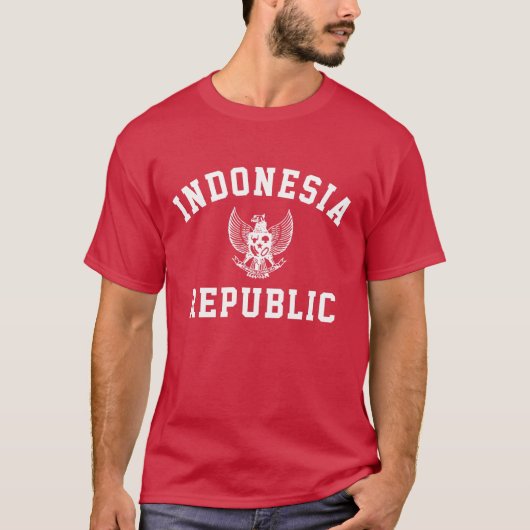インドネシア共和国 Tシャツ (正面)
