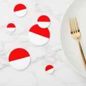 インドネシア国旗が掲げられた表紙吹雪 コンフェッティ (グループ)