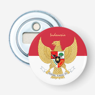 インドネシア国旗とインドネシアのパーティードリンク/スポーツ 栓抜き