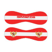 インドネシア国旗とコート・オブ・アームズ 野球ボール (パネル)