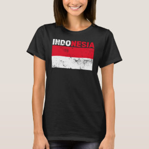 インドネシア国旗のヴィンテージ Tシャツ