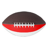 インドネシア国旗を持つ愛国的なアメリカンフットボール アメリカンフットボール (正面)