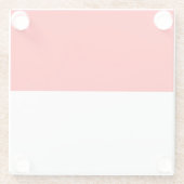 インドネシア国旗を掲げたガラスコアスター ガラスコースター (裏面)