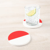 インドネシア国旗を掲げたコースター コースター (側面)