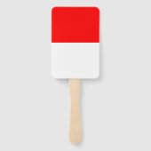 インドネシア国旗を掲げたハンドファンのセット ハンドファン (裏面)