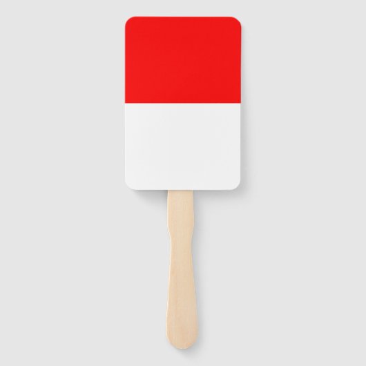 インドネシア国旗を掲げたハンドファンのセット ハンドファン (裏面)