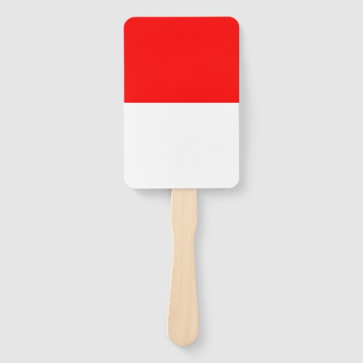 インドネシア国旗を掲げたハンドファンのセット ハンドファン (正面)